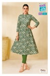 Daisy Vol 3 By Mcm Pure Cotton Printed A Line Flair Online Kurtis Wholesale
